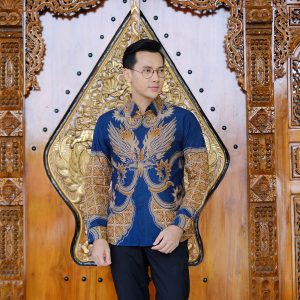 baju batik lengan panjang pria